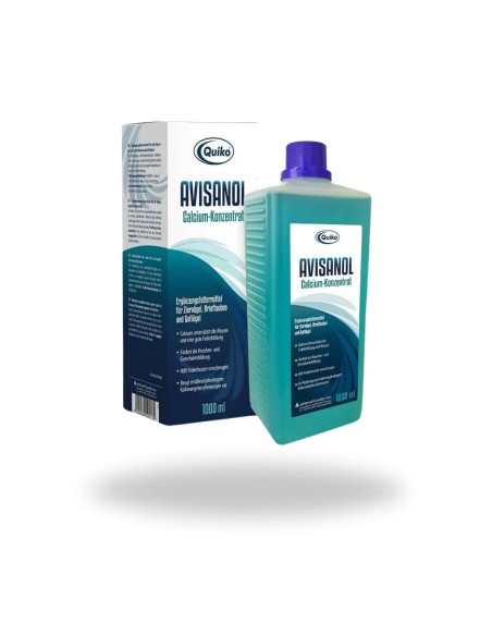 Calcio liquido AVISANOL QUIKO para todo tipo de aves 250 ml